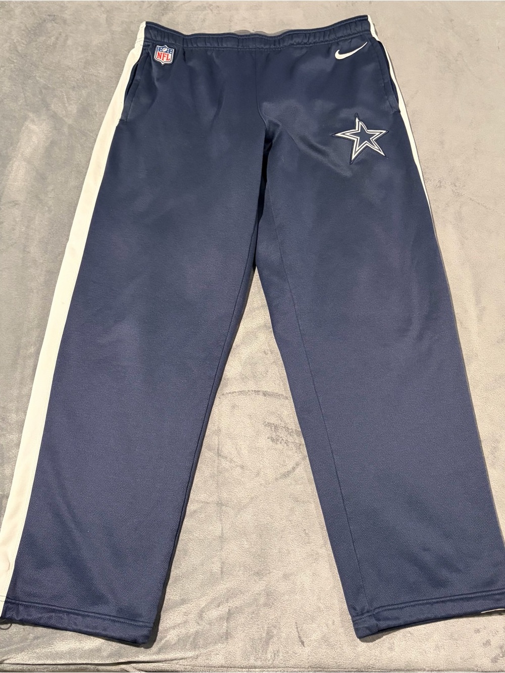 Dallas Cowboys Nike Sweatpants Mens Large Blue On Field Therma Fit NFL Football
